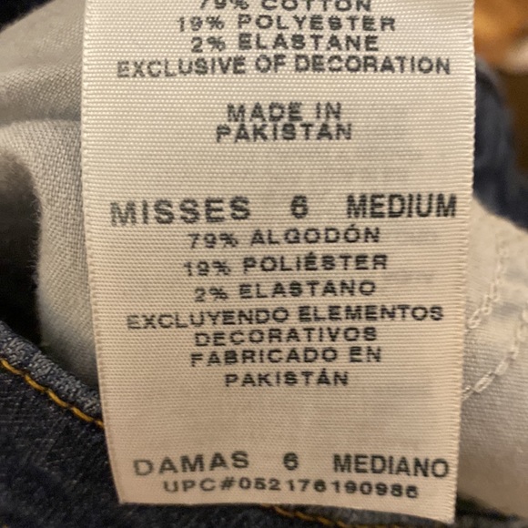 Denizen by Levi’s jeans sz 6 Modern Boot Cut - Picture 5 of 5